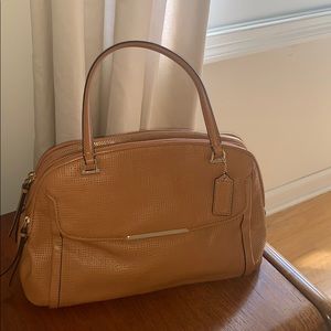 Tan Coach Handbag